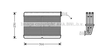 Теплообменник, отопление салона AVA QUALITY COOLING купить