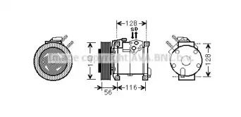 Компрессор, кондиционер AVA QUALITY COOLING купить