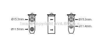 Расширительный клапан, кондиционер AVA QUALITY COOLING купить