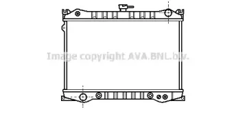 Радиатор, охлаждение двигателя AVA QUALITY COOLING купить