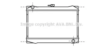 Радиатор, охлаждение двигателя AVA QUALITY COOLING купить
