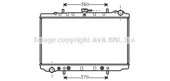 Радиатор, охлаждение двигателя AVA QUALITY COOLING купить