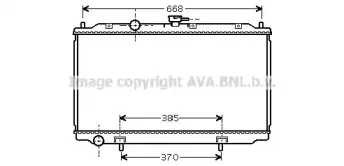 Радиатор, охлаждение двигателя AVA QUALITY COOLING купить