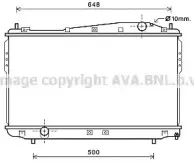 Радиатор, охлаждение двигателя AVA QUALITY COOLING купить