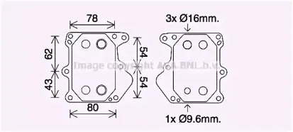 масляный радиатор, двигательное масло AVA QUALITY COOLING купить