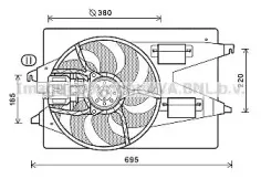 Вентилятор, охлаждение двигателя AVA QUALITY COOLING купить