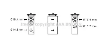 Расширительный клапан, кондиционер AVA QUALITY COOLING купить