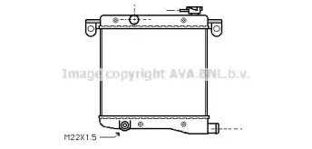Радиатор, охлаждение двигателя AVA QUALITY COOLING купить