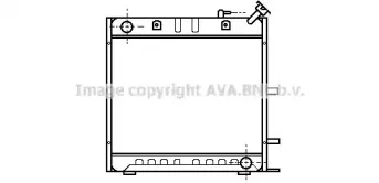 Радиатор, охлаждение двигателя AVA QUALITY COOLING купить