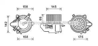 Электродвигатель, вентиляция салона AVA QUALITY COOLING купить