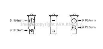 Расширительный клапан, кондиционер AVA QUALITY COOLING купить