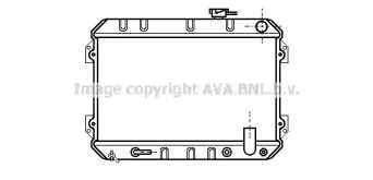 Радиатор, охлаждение двигателя AVA QUALITY COOLING купить