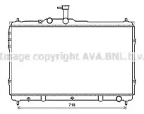 Радиатор, охлаждение двигателя AVA QUALITY COOLING купить