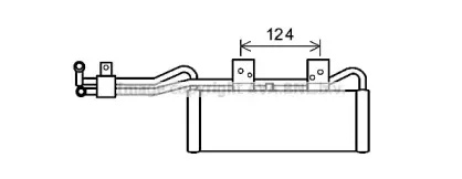 Масляный радиатор, автоматическая коробка передач AVA QUALITY COOLING купить