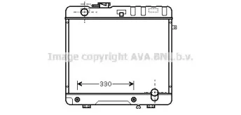 Радиатор, охлаждение двигателя AVA QUALITY COOLING купить
