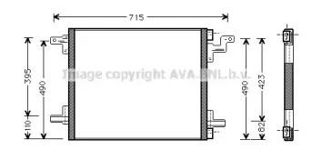 Конденсатор, кондиционер AVA QUALITY COOLING купить