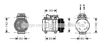 Компрессор, кондиционер AVA QUALITY COOLING купить