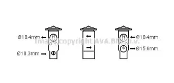 Расширительный клапан, кондиционер AVA QUALITY COOLING купить