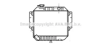 Радиатор, охлаждение двигателя AVA QUALITY COOLING купить