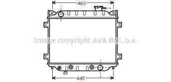 Радиатор, охлаждение двигателя AVA QUALITY COOLING купить