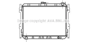 Радиатор, охлаждение двигателя AVA QUALITY COOLING купить