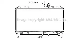 Радиатор, охлаждение двигателя AVA QUALITY COOLING купить