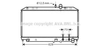 Радиатор, охлаждение двигателя AVA QUALITY COOLING купить