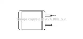 Теплообменник, отопление салона AVA QUALITY COOLING купить