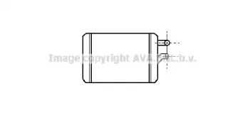 Теплообменник, отопление салона AVA QUALITY COOLING купить