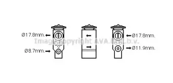 Расширительный клапан, кондиционер AVA QUALITY COOLING купить