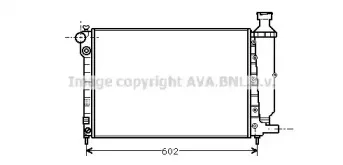 Радиатор, охлаждение двигателя AVA QUALITY COOLING купить