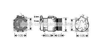 Компрессор, кондиционер AVA QUALITY COOLING купить