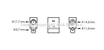 Расширительный клапан, кондиционер AVA QUALITY COOLING купить