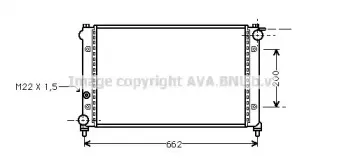 Радиатор, охлаждение двигателя AVA QUALITY COOLING купить