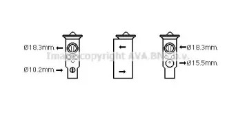 Расширительный клапан, кондиционер AVA QUALITY COOLING купить