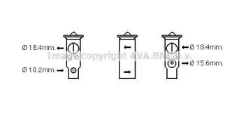 Расширительный клапан, кондиционер AVA QUALITY COOLING купить