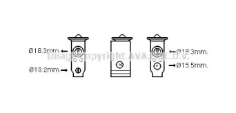 Расширительный клапан, кондиционер AVA QUALITY COOLING купить