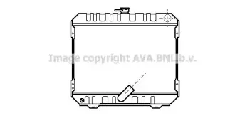 Радиатор, охлаждение двигателя AVA QUALITY COOLING купить