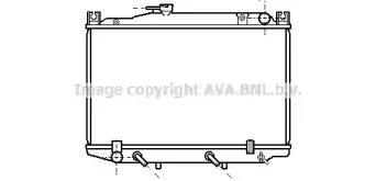 Радиатор, охлаждение двигателя AVA QUALITY COOLING купить