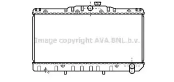 Радиатор, охлаждение двигателя AVA QUALITY COOLING купить