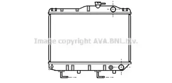 Радиатор, охлаждение двигателя AVA QUALITY COOLING купить