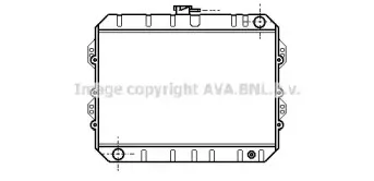 Радиатор, охлаждение двигателя AVA QUALITY COOLING купить