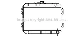 Радиатор, охлаждение двигателя AVA QUALITY COOLING купить