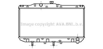 Радиатор, охлаждение двигателя AVA QUALITY COOLING купить