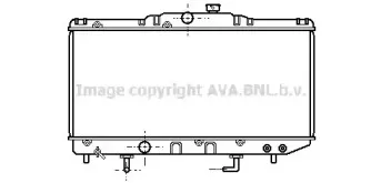 Радиатор, охлаждение двигателя AVA QUALITY COOLING купить