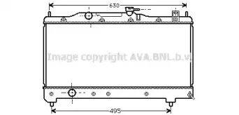 Радиатор, охлаждение двигателя AVA QUALITY COOLING купить