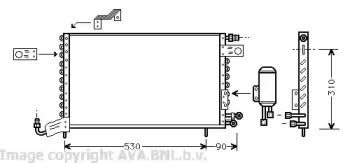 Конденсатор, кондиционер AVA QUALITY COOLING купить