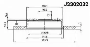 Тормозной диск NIPPARTS купить