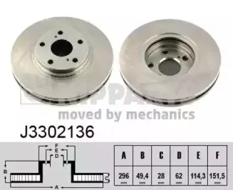 Тормозной диск NIPPARTS купить