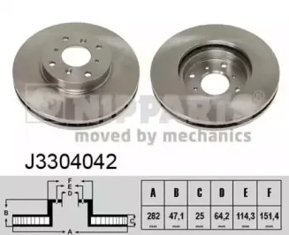 Тормозной диск NIPPARTS купить